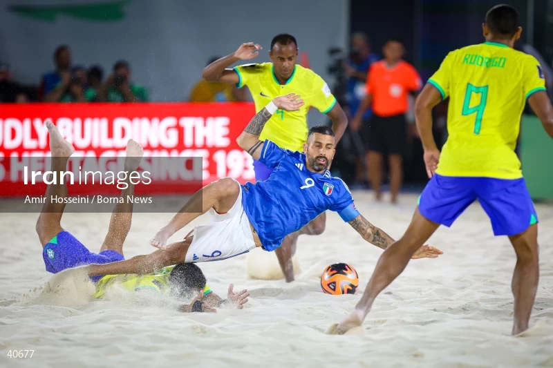 Brazil Vs. Italy - FIFA Beach Soccer World Cup UAE 2024