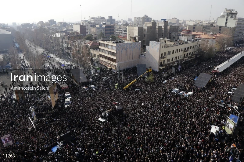 Ayatollah Akbar Hashemi Rafsanjani's funeral in Tehran