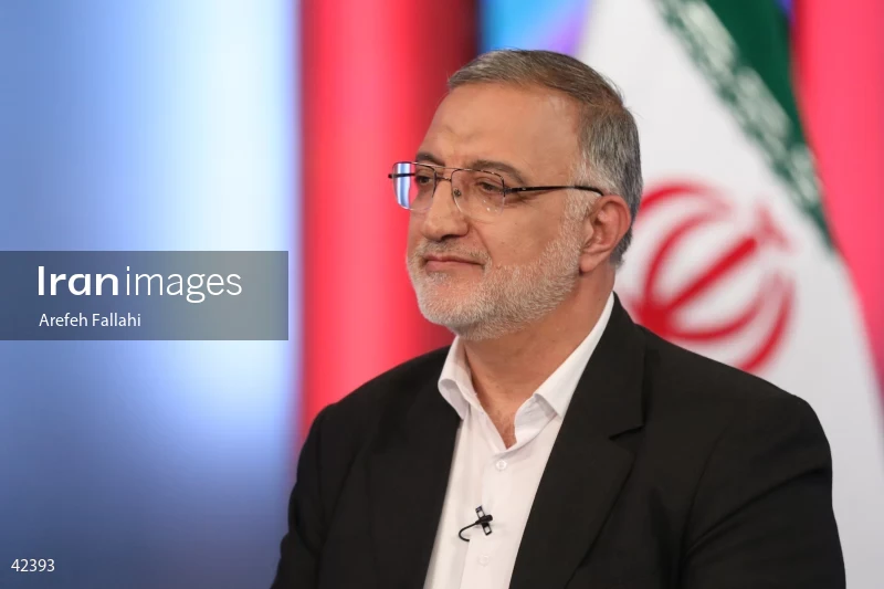 Alireza Zakani on the "Safe Aval (Prime Row)" program on the News Network