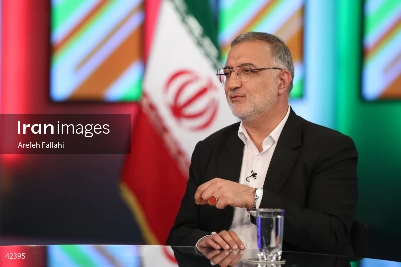 Alireza Zakani on the "Safe Aval (Prime Row)" program on the News Network