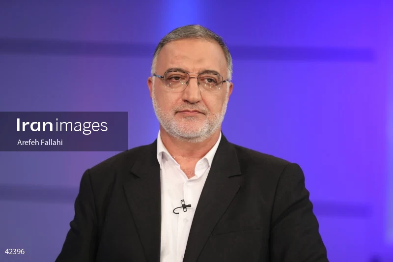 Alireza Zakani on the "Safe Aval (Prime Row)" program on the News Network