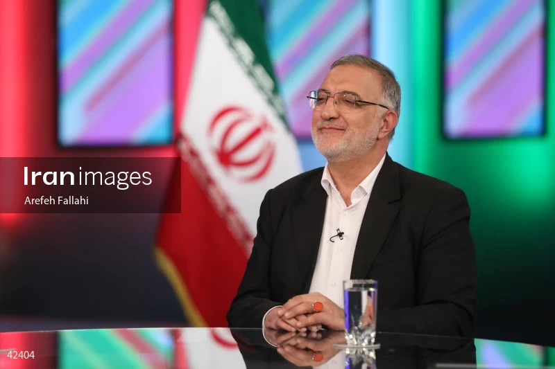 Alireza Zakani on the "Safe Aval (Prime Row)" program on the News Network