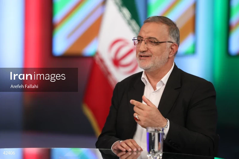 Alireza Zakani on the "Safe Aval (Prime Row)" program on the News Network