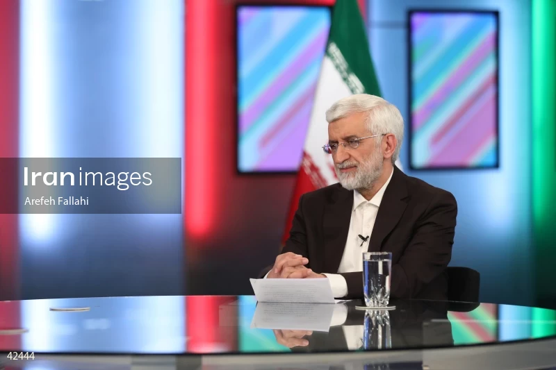 Saeed Jalili on the "Safe Aval (Prime Row)" program on the News Network