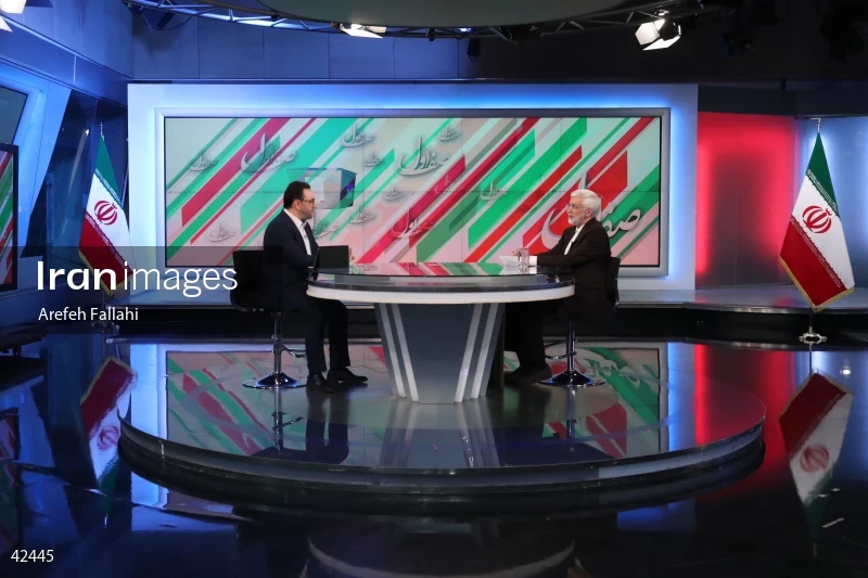 Saeed Jalili on the "Safe Aval (Prime Row)" program on the News Network