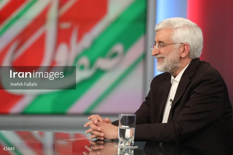 Saeed Jalili on the "Safe Aval (Prime Row)" program on the News Network