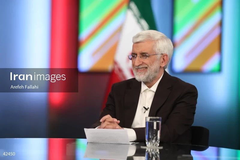 Saeed Jalili on the "Safe Aval (Prime Row)" program on the News Network
