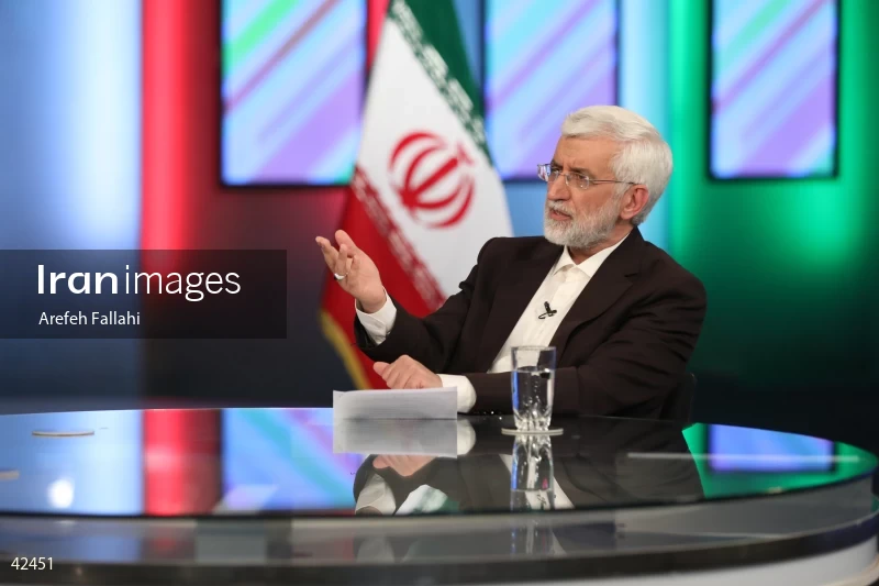Saeed Jalili on the "Safe Aval (Prime Row)" program on the News Network