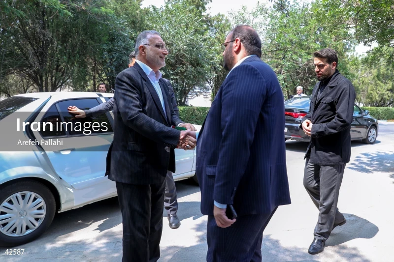 Alireza Zakani on the Political Roundtable program on Channel Three