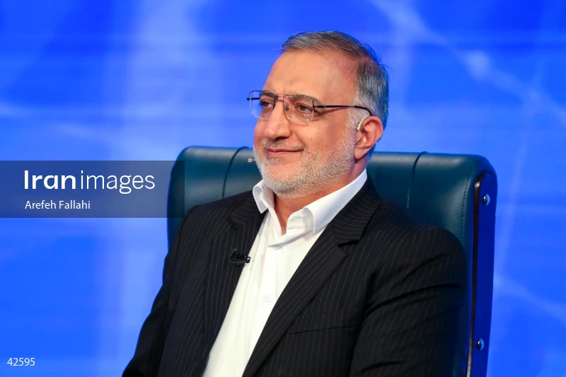 Alireza Zakani on the Political Roundtable program on Channel Three