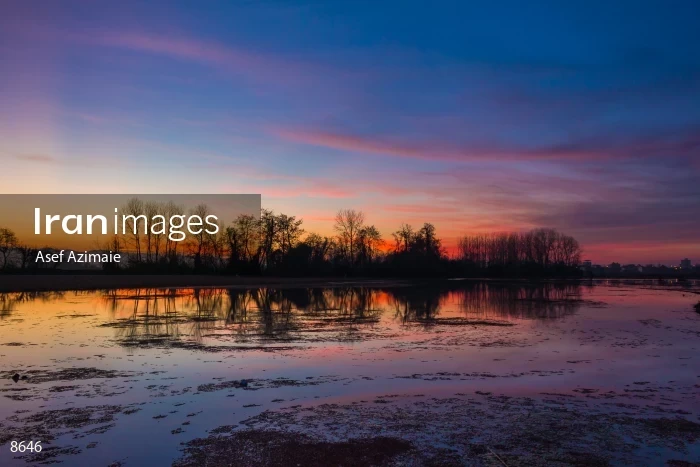 Sunset in Sorkhrud, Mazandaran