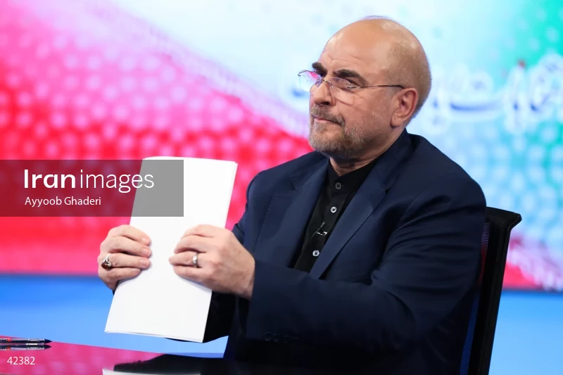 Mohammad Bagher Ghalibaf on the Special News Talk Show on the News Network