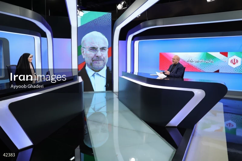 Mohammad Bagher Ghalibaf on the Special News Talk Show on the News Network