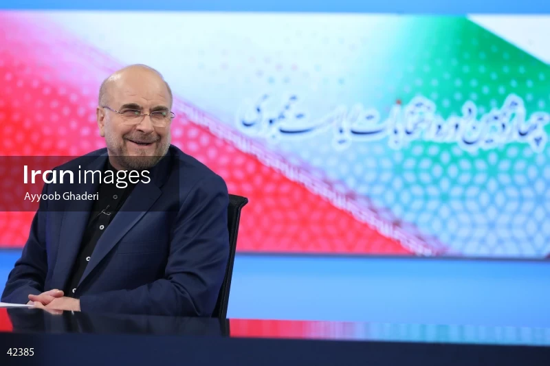 Mohammad Bagher Ghalibaf on the Special News Talk Show on the News Network