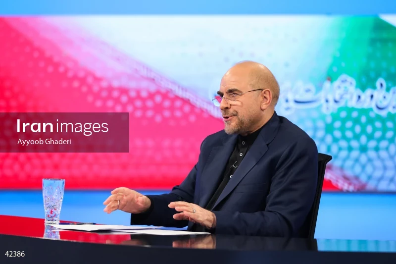 Mohammad Bagher Ghalibaf on the Special News Talk Show on the News Network