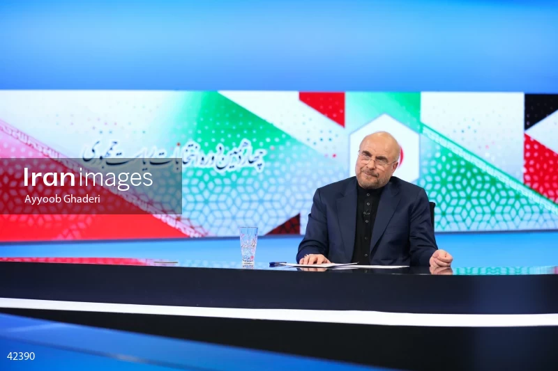 Mohammad Bagher Ghalibaf on the Special News Talk Show on the News Network