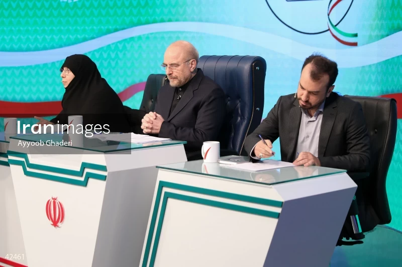 Mohammad Bagher Ghalibaf on the Cultural Roundtable program on Channel Two