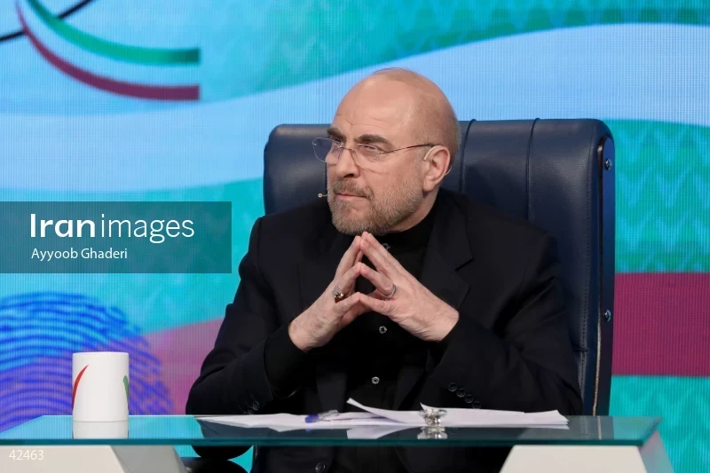 Mohammad Bagher Ghalibaf on the Cultural Roundtable program on Channel Two