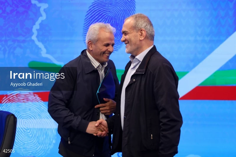 Massoud Pezeshkian on the Economic Roundtable program on Channel Three