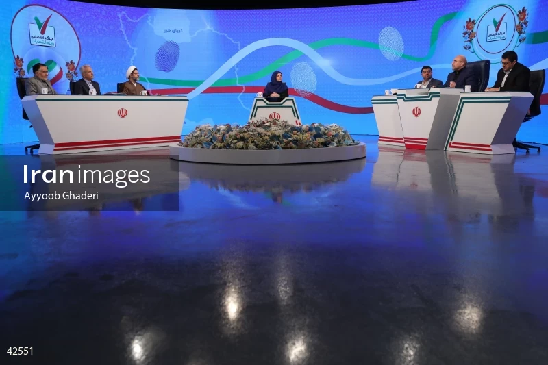 Mohammad Bagher Ghalibaf on the Economic Roundtable program on Channel One