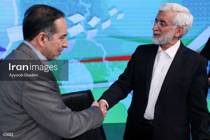 Saeed Jalili on the Cultural Roundtable program on Channel Two