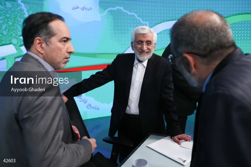 Saeed Jalili on the Cultural Roundtable program on Channel Two