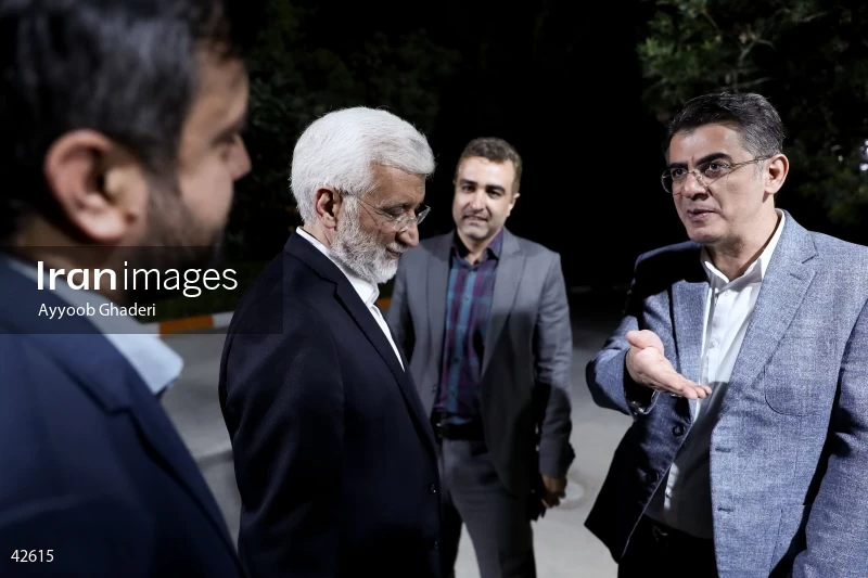 Saeed Jalili on the Cultural Roundtable program on Channel Two