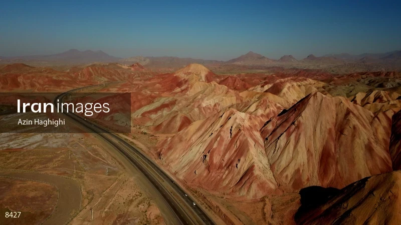 The colorful mountains of Aladaghlar Ahar