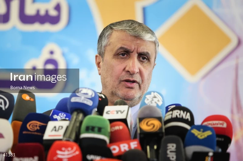 The press conference of the head of the Atomic Energy Organization of Iran