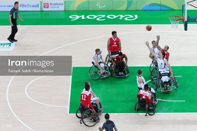 Men Wheelchair Basketball match - Iran VS Germany