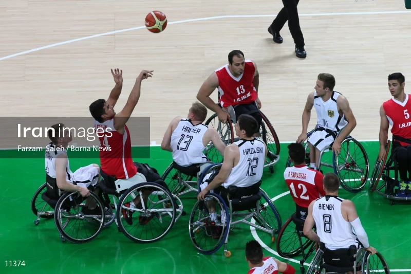 Men Wheelchair Basketball match - Iran VS Germany