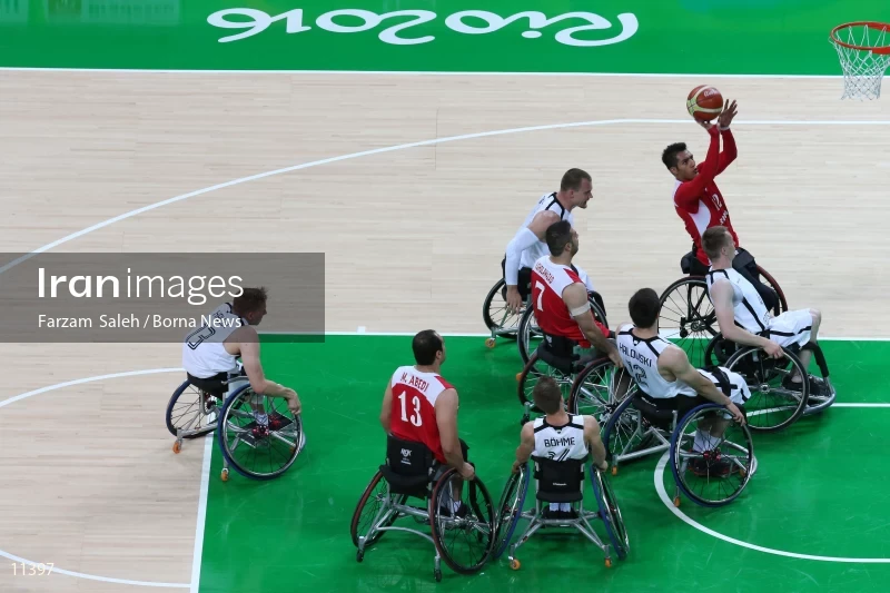 Men Wheelchair Basketball match - Iran VS Germany