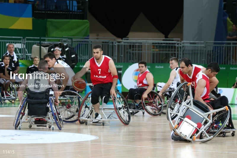 Men Wheelchair Basketball match - Iran VS Germany