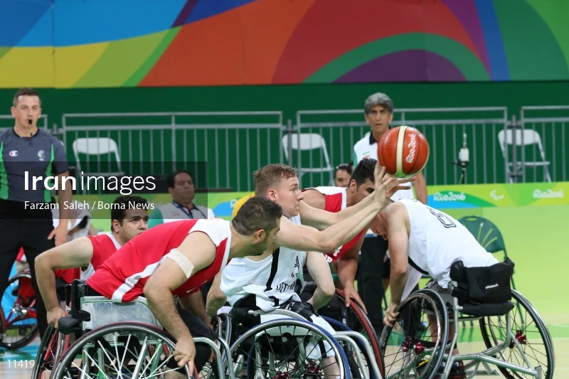 Men Wheelchair Basketball match - Iran VS Germany