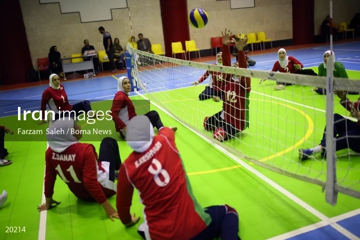 Iranian women’s sitting volleyball team