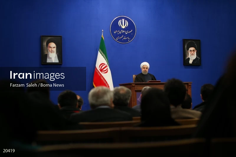 Press confrence of Hassan Rouhani