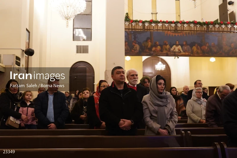 The new year ceremony in the Holy Church of Sarkis