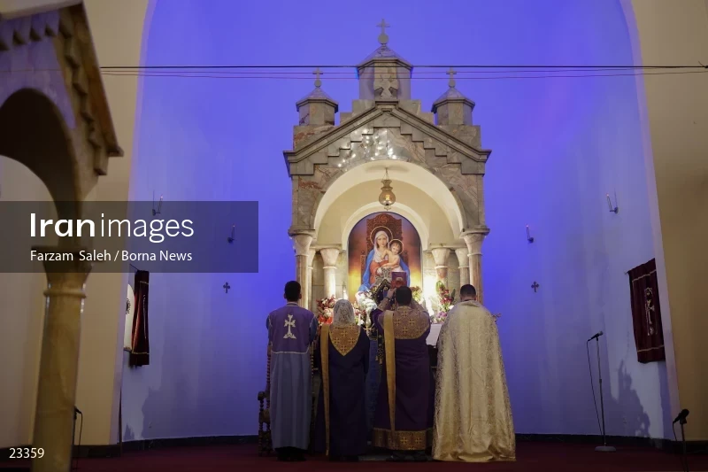 The new year ceremony in the Holy Church of Sarkis