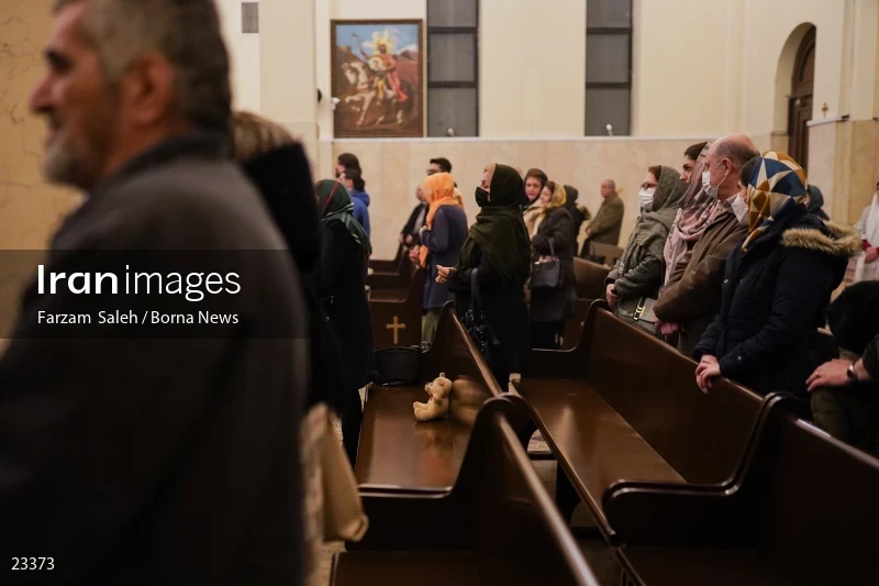 The new year ceremony in the Holy Church of Sarkis