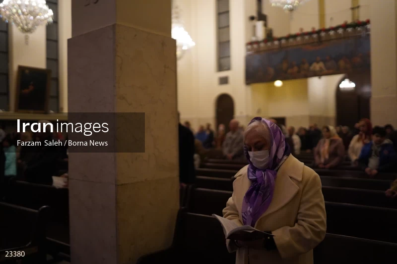 The new year ceremony in the Holy Church of Sarkis