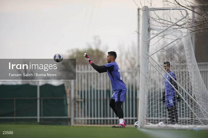 The first training session of the national football team with the presence of Amir Ghalenoei