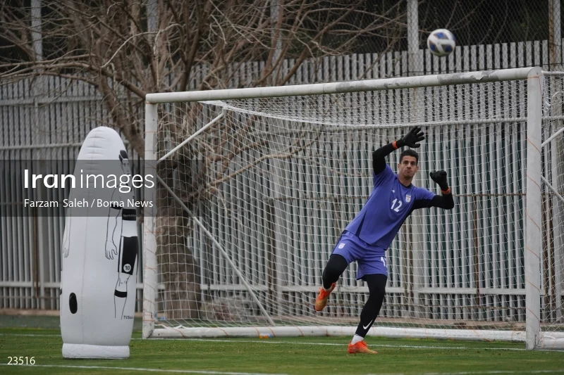 The first training session of the national football team with the presence of Amir Ghalenoei