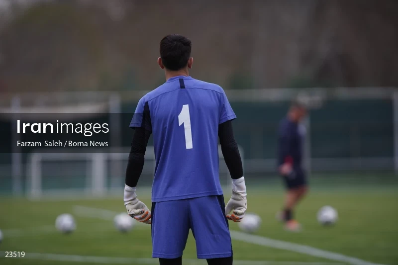 The first training session of the national football team with the presence of Amir Ghalenoei