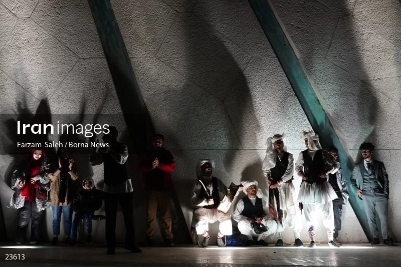 Performing cultural programs in Azadi Square on the first night of spring
