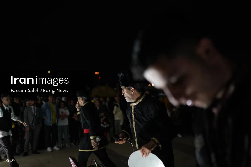 Performing cultural programs in Azadi Square on the first night of spring