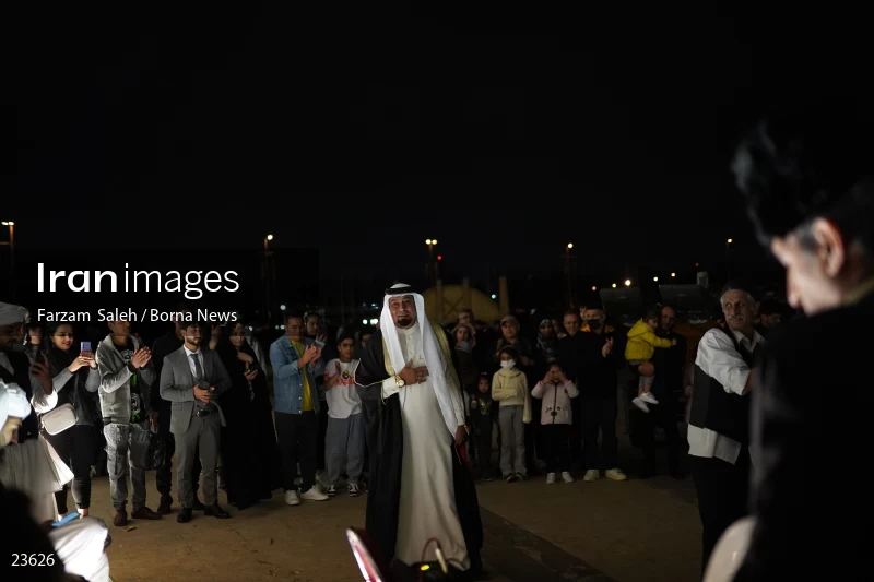 Performing cultural programs in Azadi Square on the first night of spring