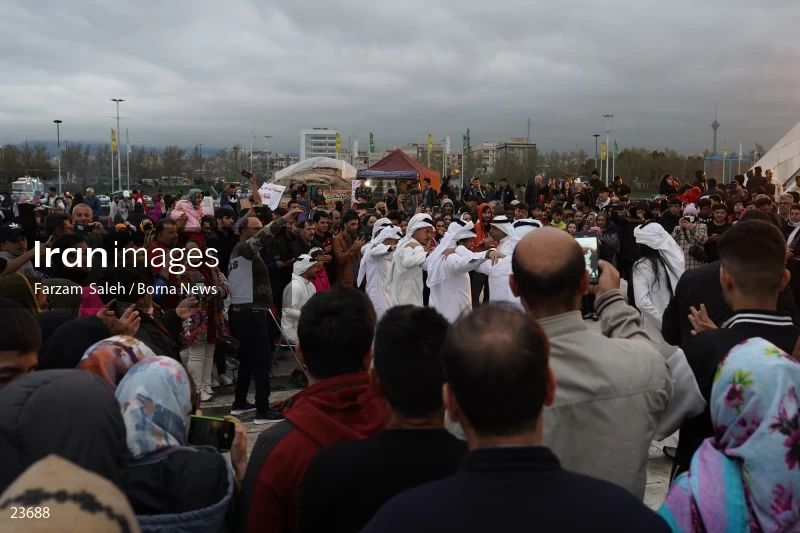 Performing cultural programs in Azadi Square on the occasion of Nowruz