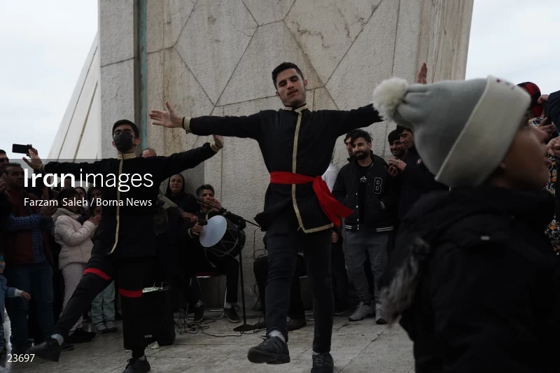Performing cultural programs in Azadi Square on the occasion of Nowruz