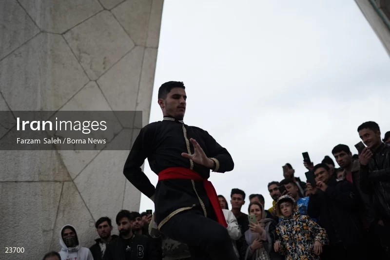 Performing cultural programs in Azadi Square on the occasion of Nowruz