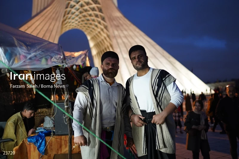 Performing cultural programs in Azadi Square on the occasion of Nowruz